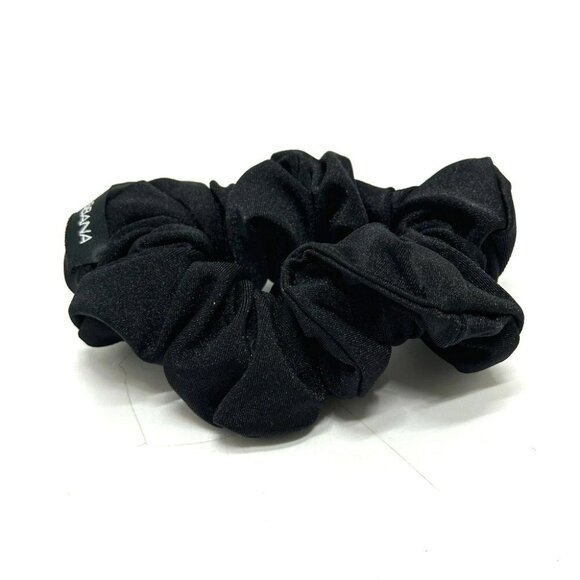 DOLCE&GABBANA Hair rubber hair accessories Scrunchie Nylon Black Unused main image 4